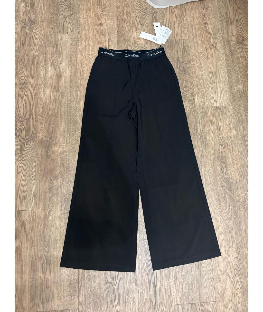 CALVIN KLEIN Черные полиэстеровые спортивные брюки и шорты, фото 5