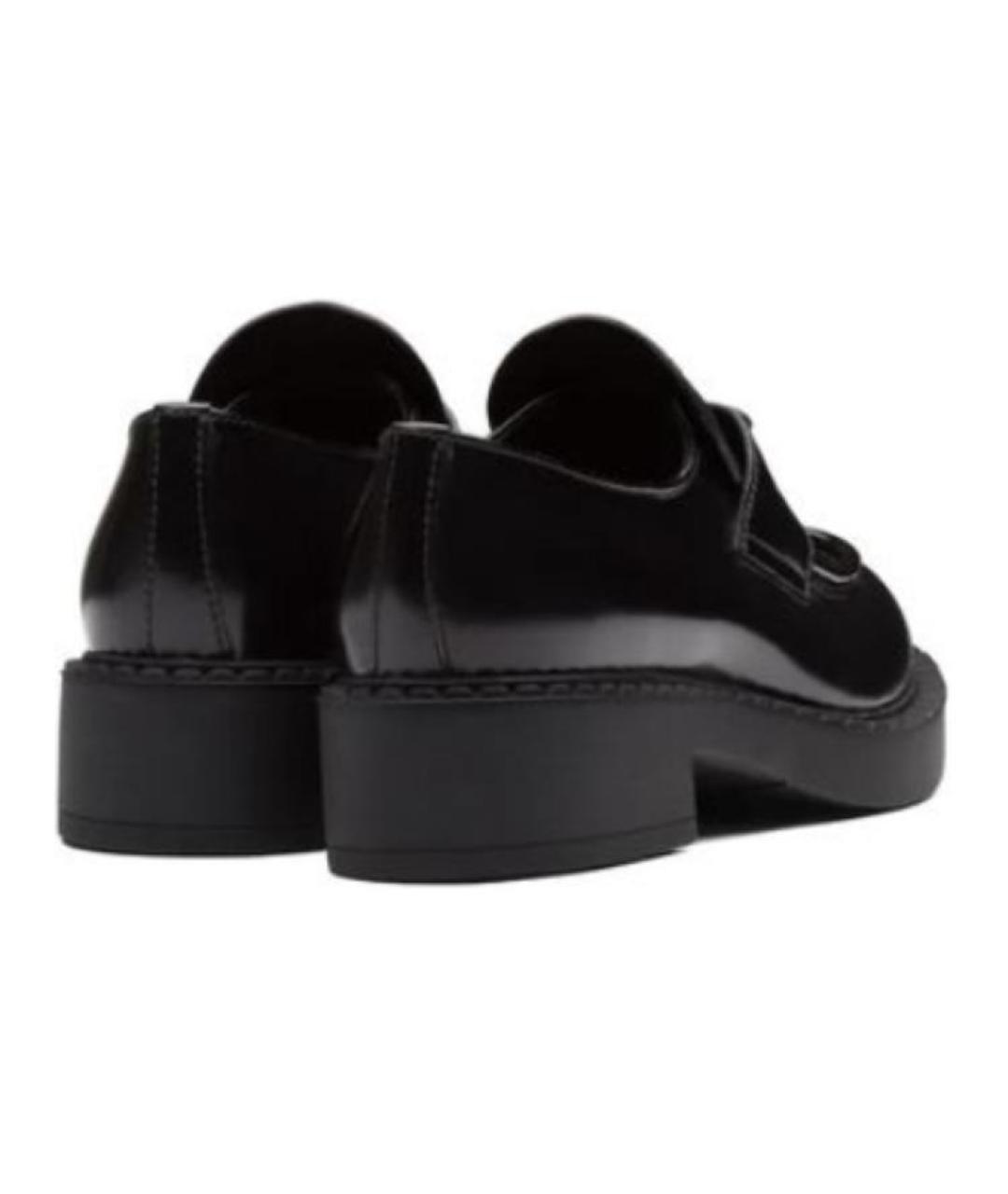 PRADA Черные кожаные лоферы, фото 6