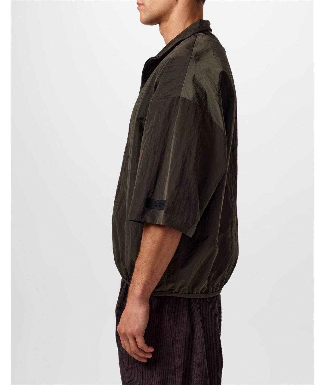FEAR OF GOD Хаки синтетическая футболка, фото 3