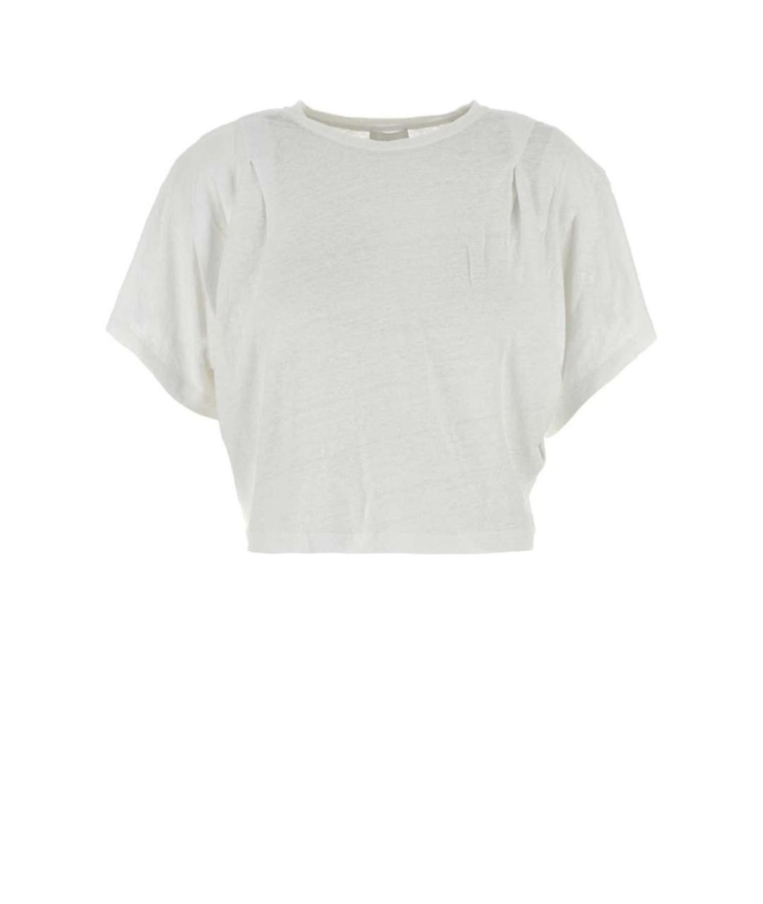 ISABEL MARANT Белая льняная футболка, фото 1
