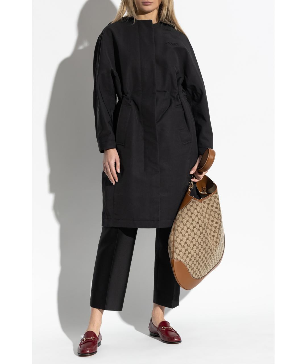 GUCCI Черная полиэстеровая парка, фото 2