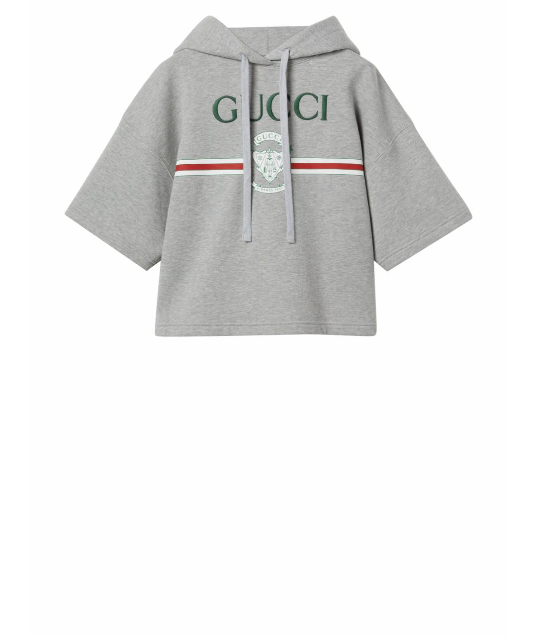 GUCCI Белая хлопковая футболка, фото 1