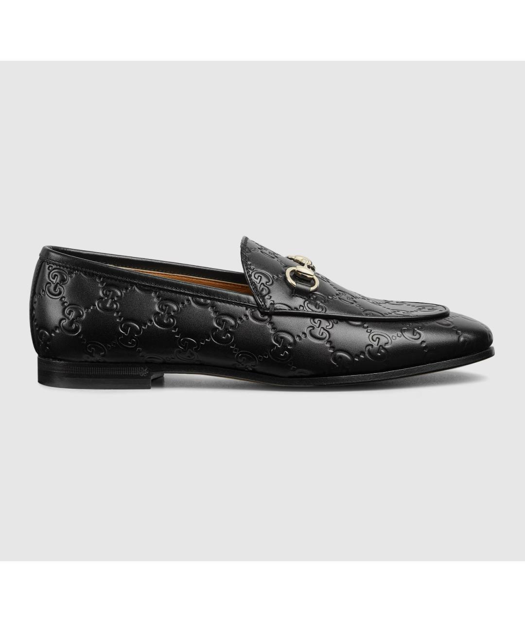 GUCCI Черные кожаные лоферы, фото 6