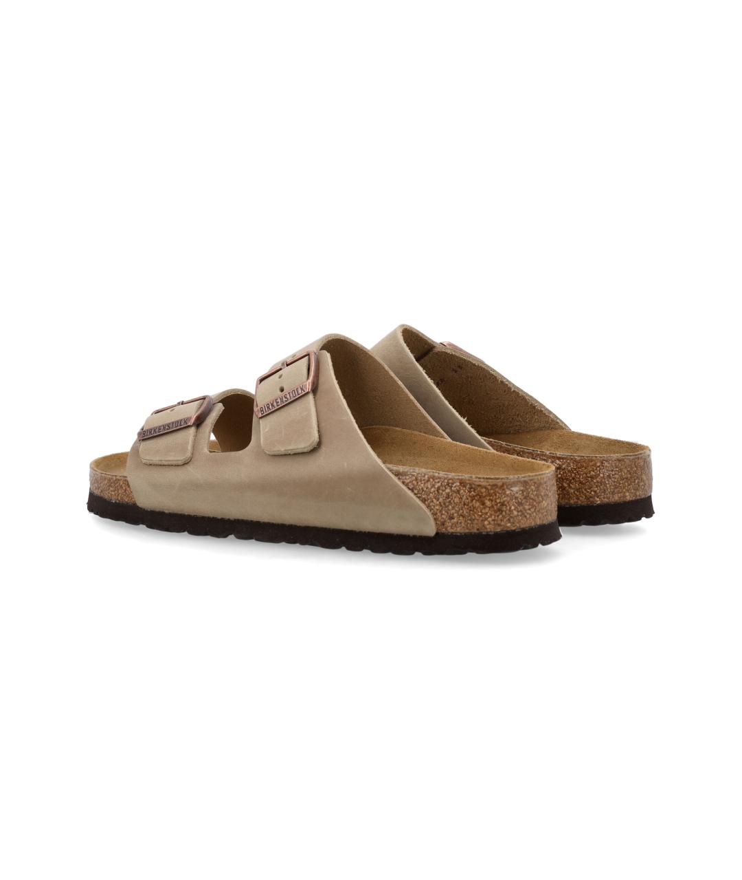 BIRKENSTOCK Бежевые замшевые сандалии, фото 4
