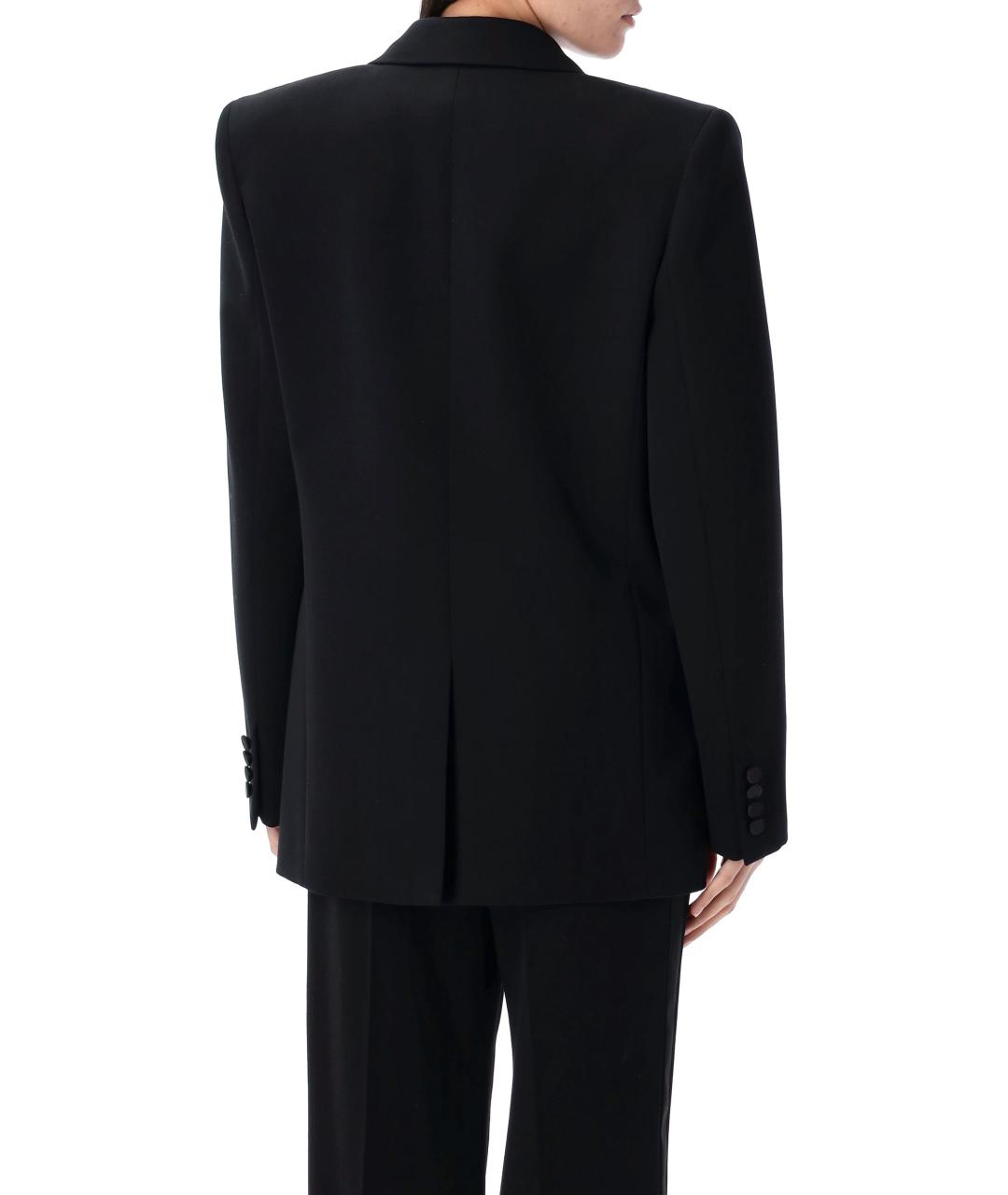 SAINT LAURENT Черная шерстяная куртка, фото 3