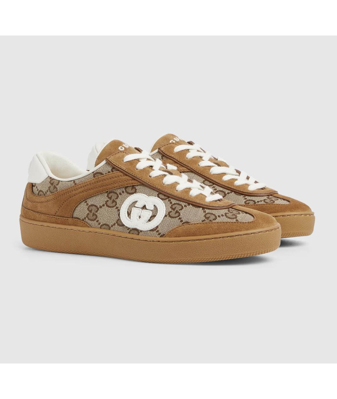 GUCCI Коричневые кроссовки, фото 2