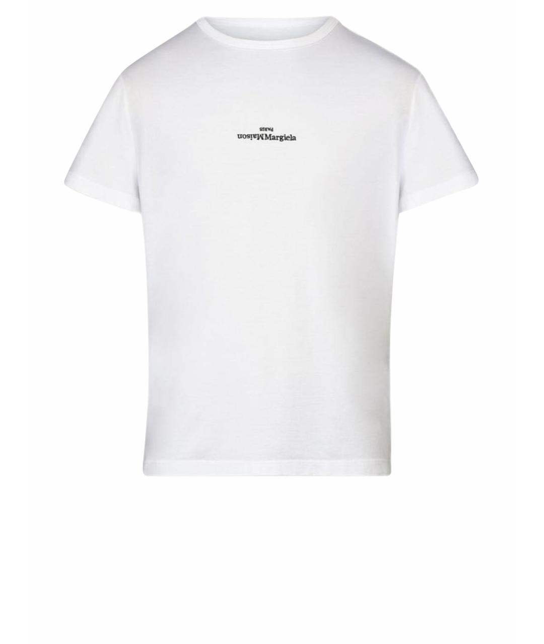 MAISON MARGIELA Белая хлопковая футболка, фото 1
