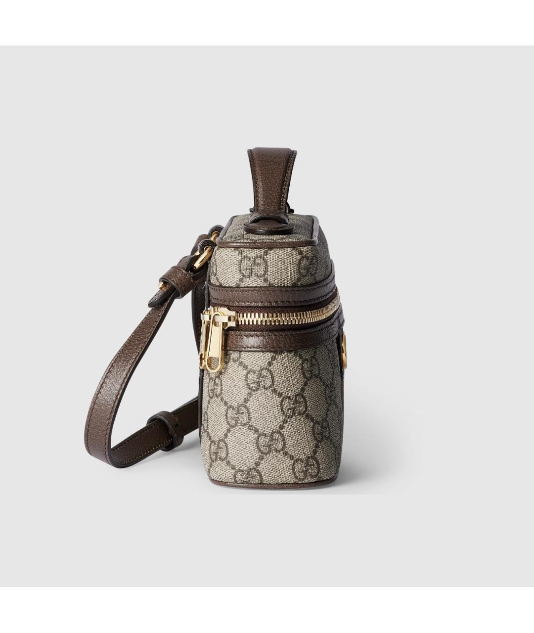 GUCCI Коричневая сумка с короткими ручками, фото 4