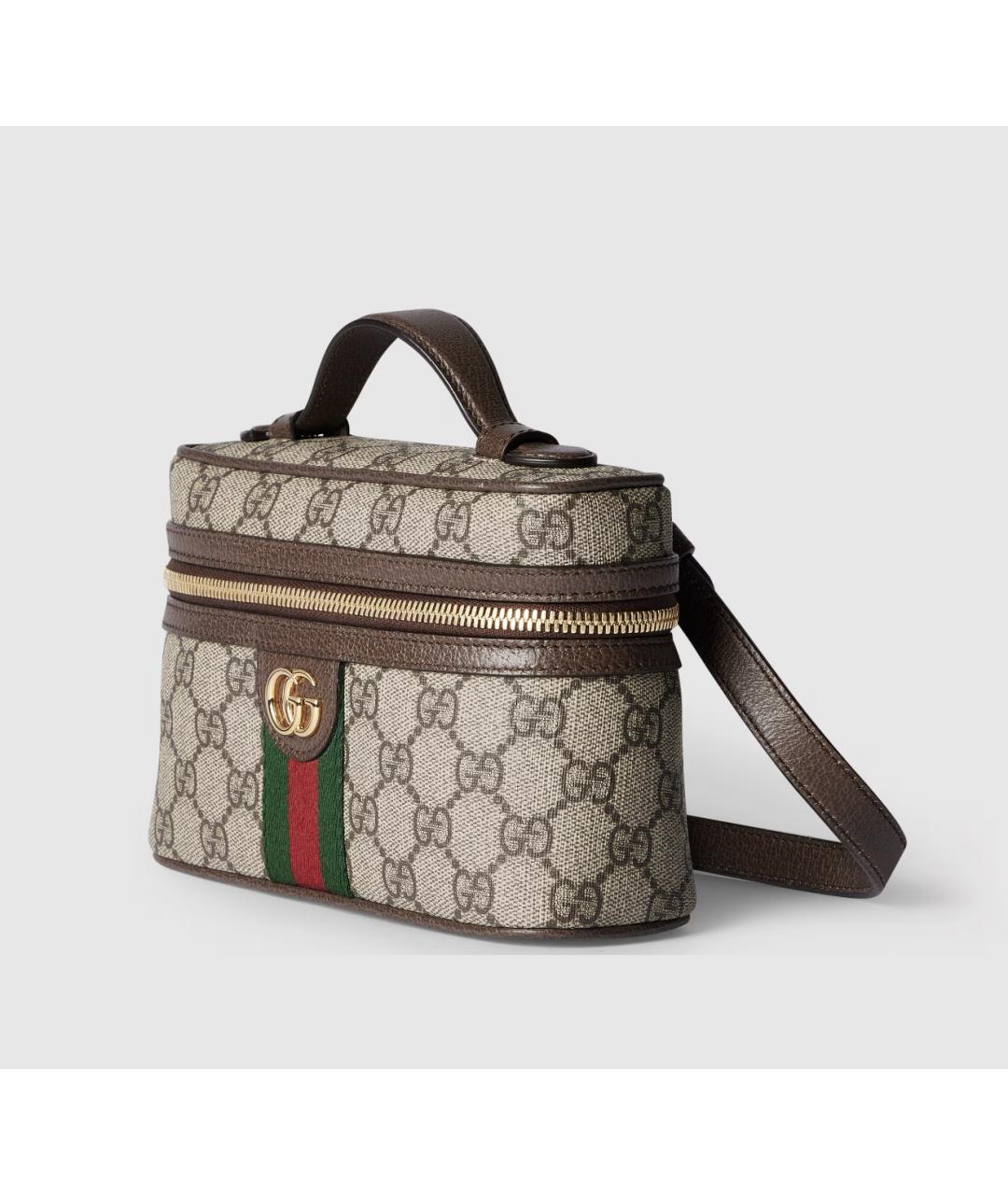 GUCCI Коричневая сумка с короткими ручками, фото 2