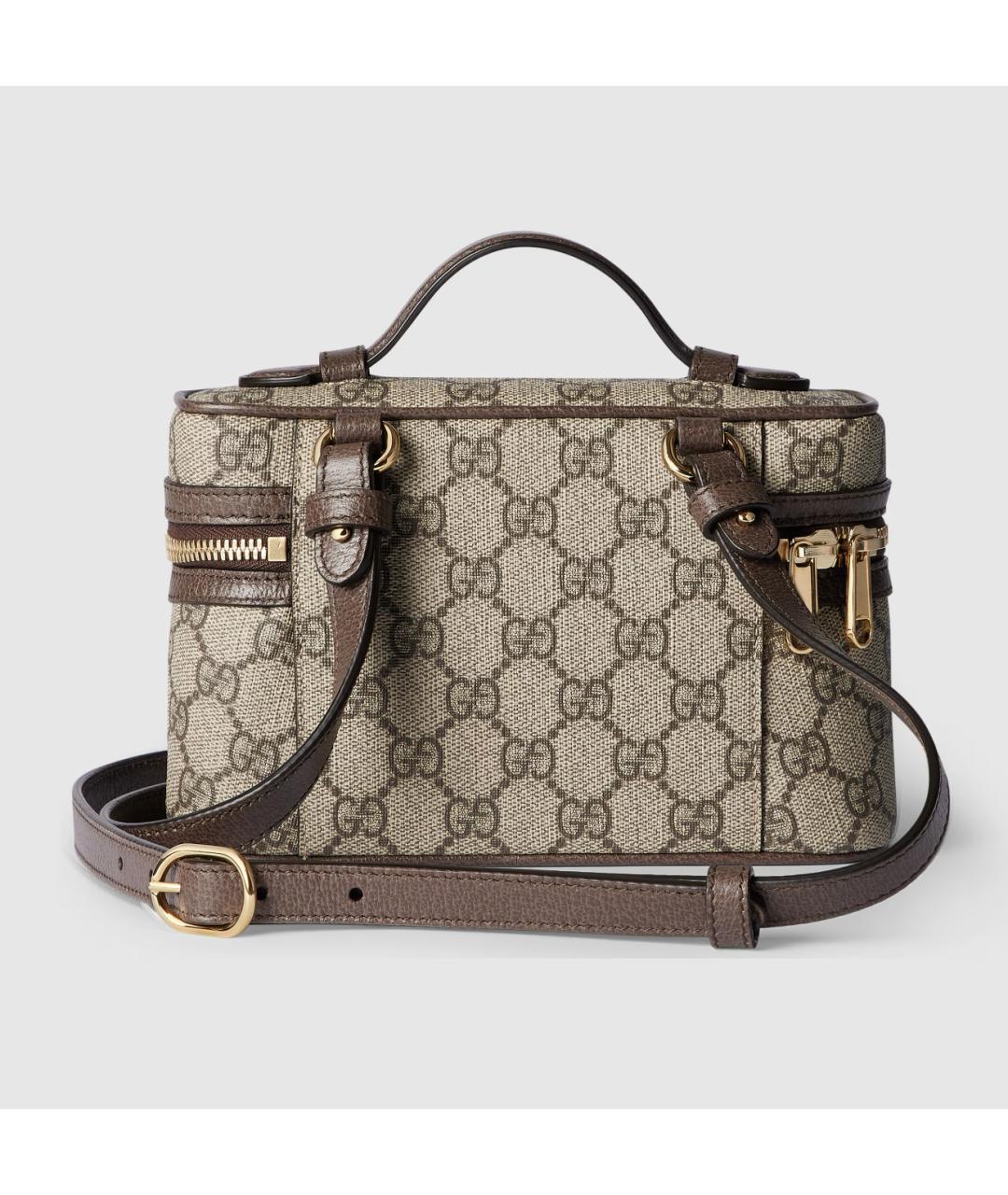 GUCCI Коричневая сумка с короткими ручками, фото 3