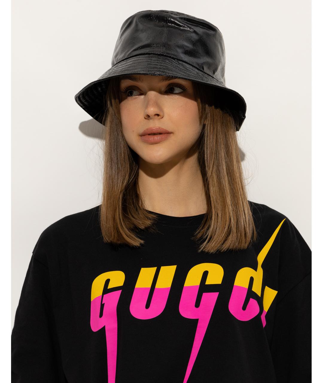 GUCCI Черная шляпа, фото 4