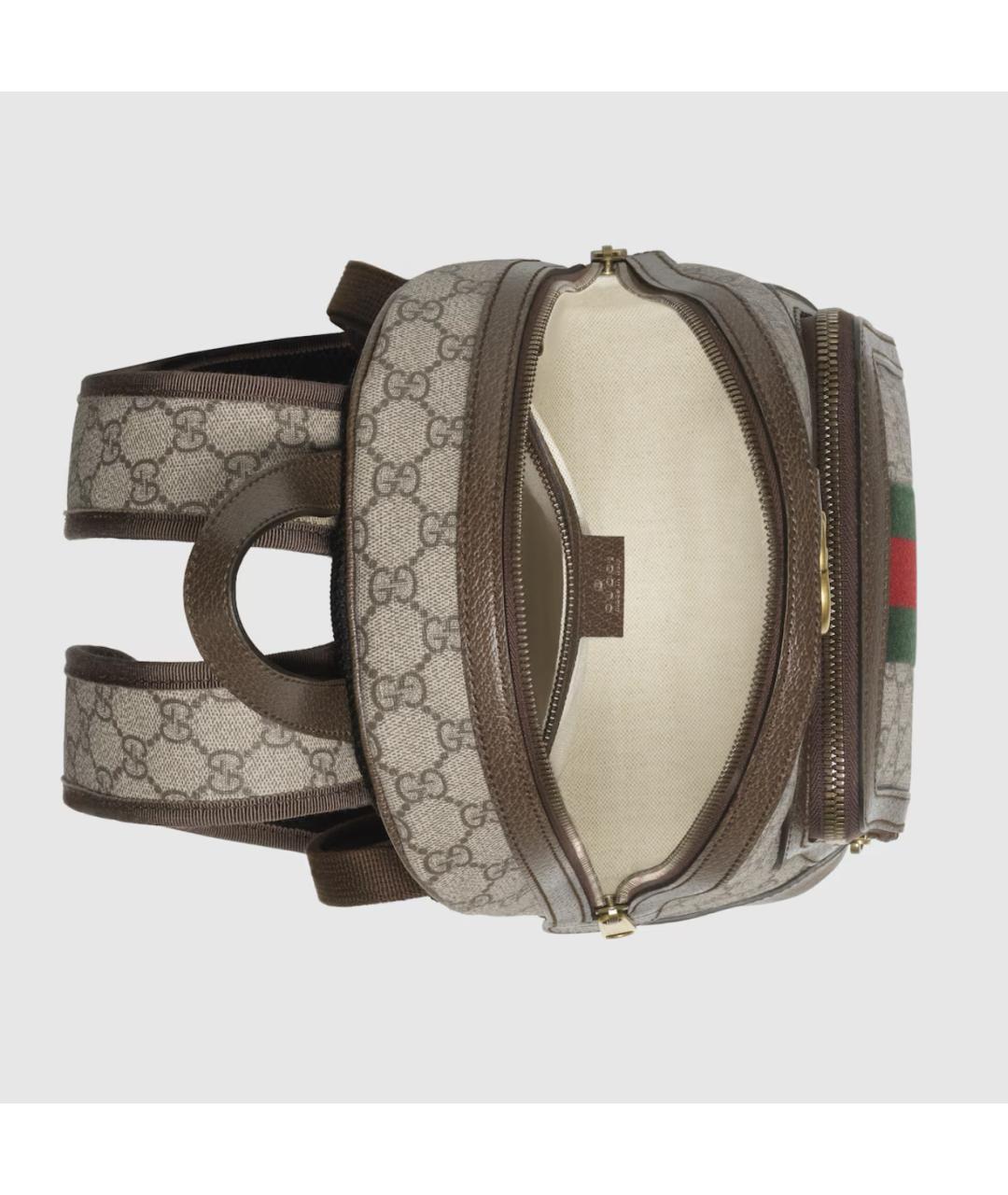 GUCCI Коричневый рюкзак, фото 4