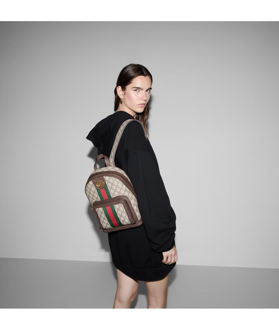 GUCCI Коричневый рюкзак, фото 6