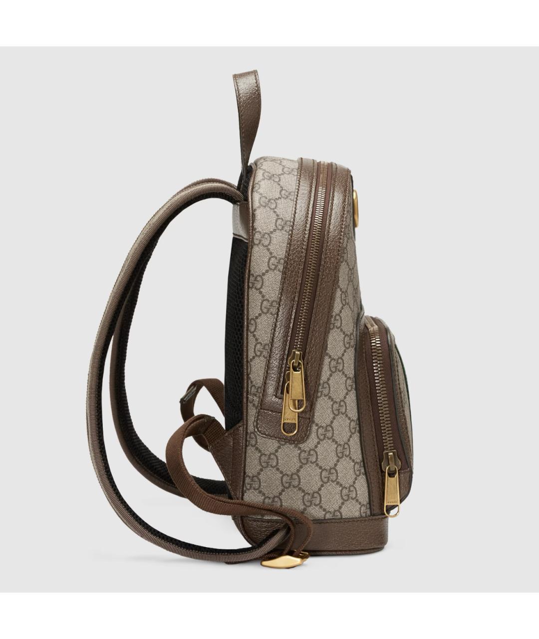 GUCCI Коричневый рюкзак, фото 3