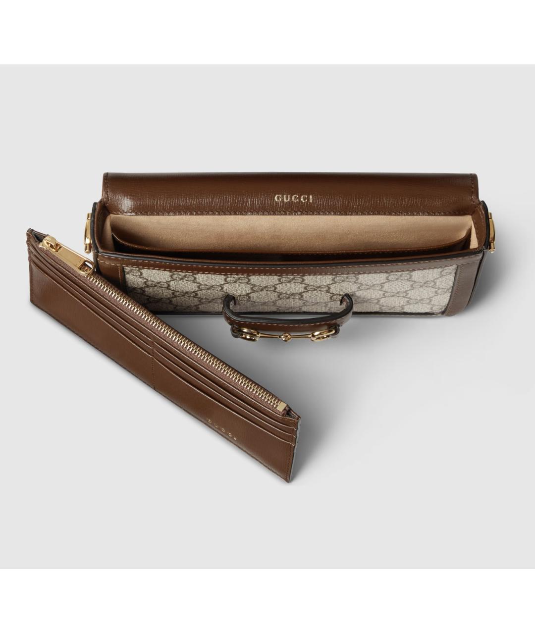 GUCCI Коричневая сумка через плечо, фото 3