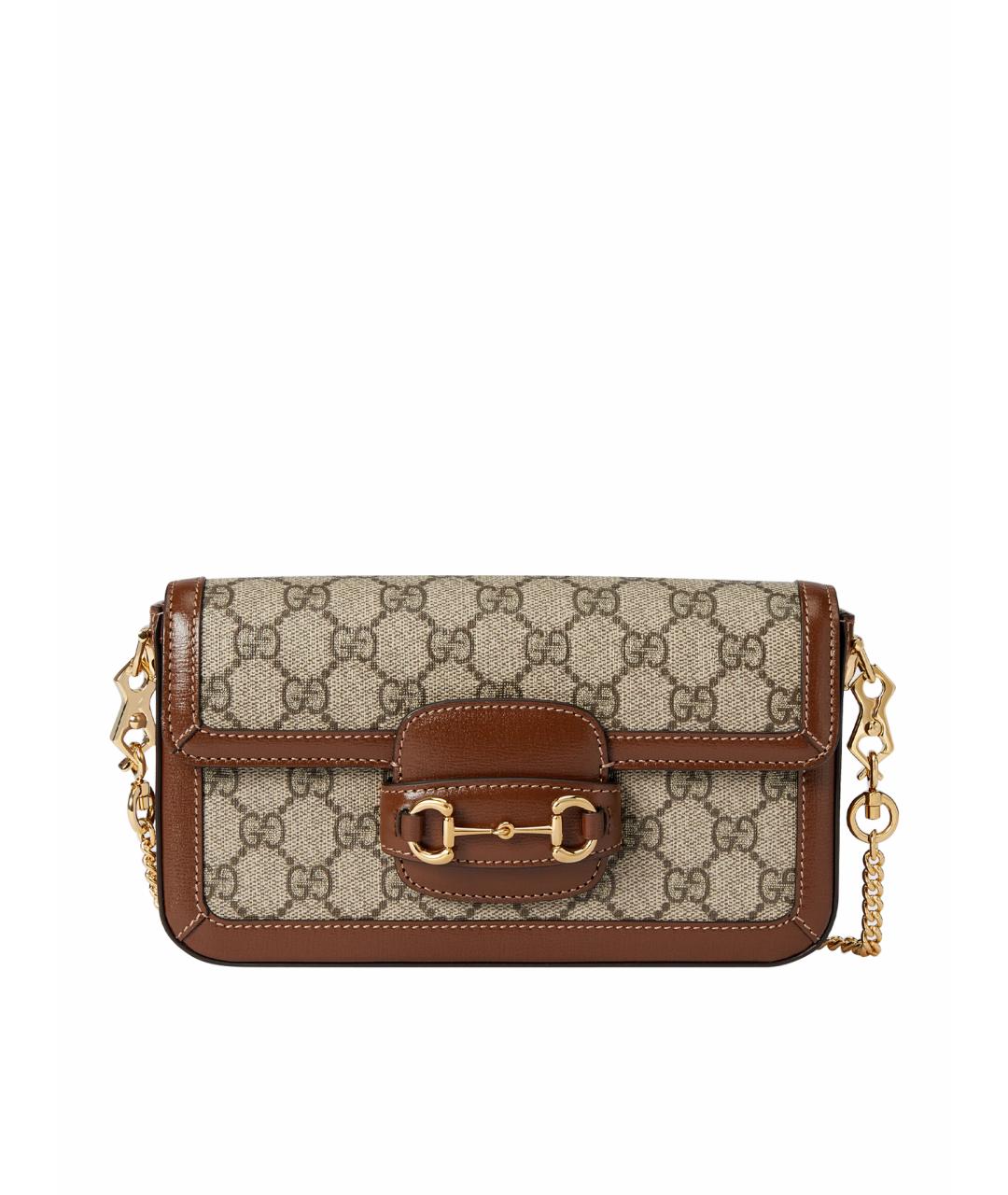 GUCCI Коричневая сумка через плечо, фото 1