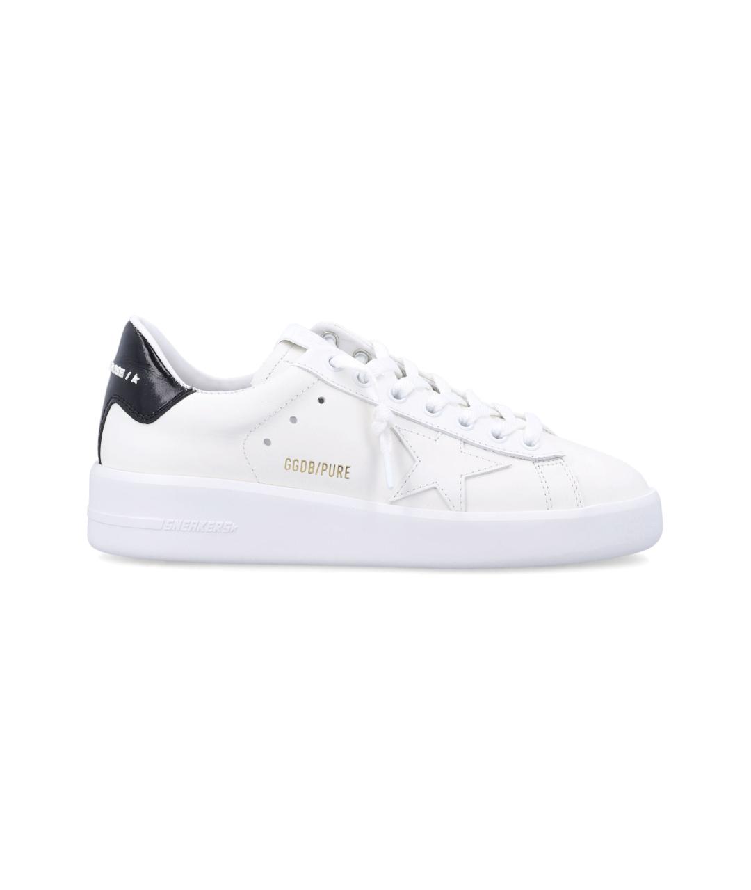 GOLDEN GOOSE DELUXE BRAND Белые кожаные кеды, фото 1
