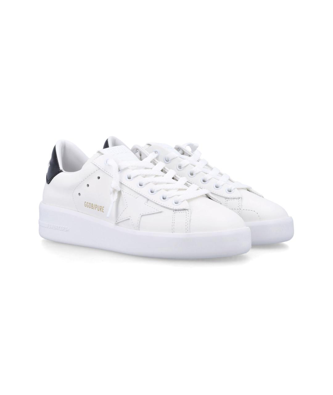 GOLDEN GOOSE DELUXE BRAND Белые кожаные кеды, фото 2