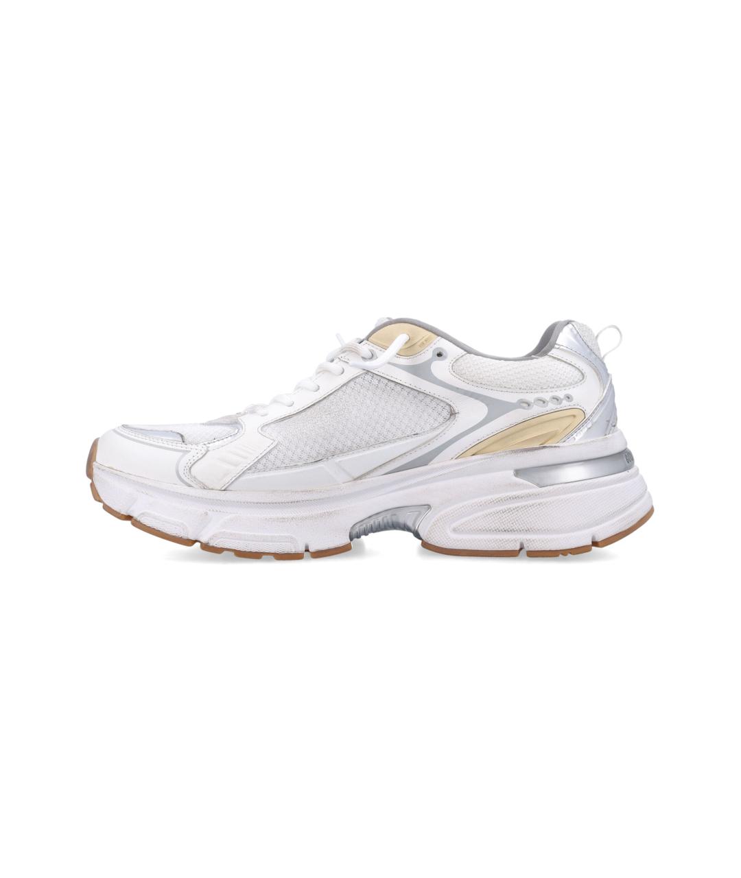 GOLDEN GOOSE DELUXE BRAND Белые синтетические низкие кроссовки / кеды, фото 3
