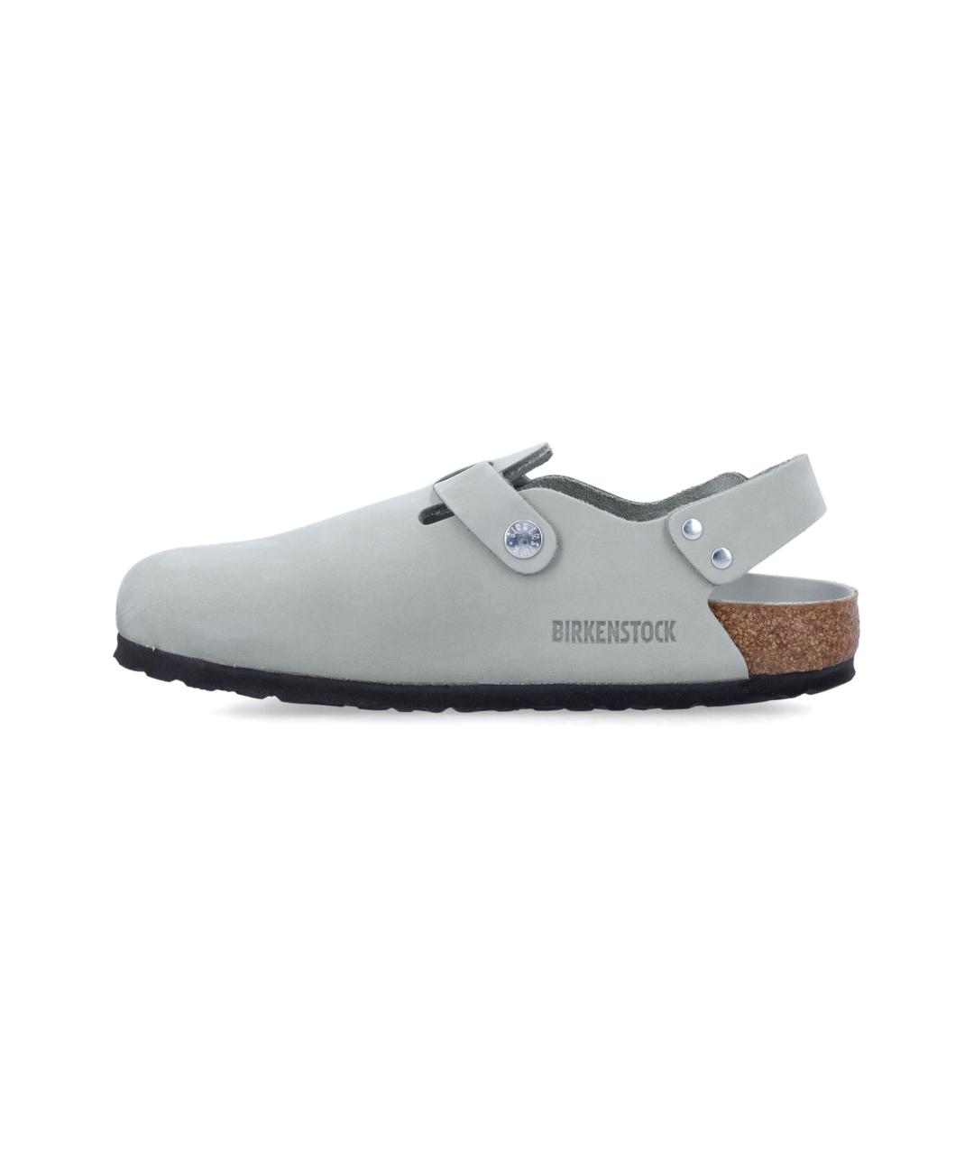 BIRKENSTOCK Серые кожаные кроссовки, фото 3