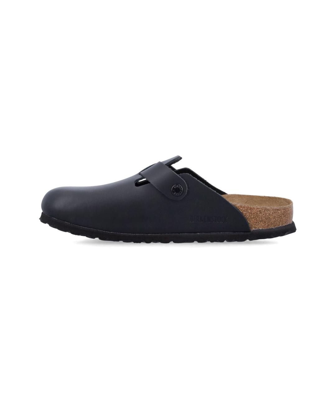 BIRKENSTOCK Черные кожаные сандалии, фото 3