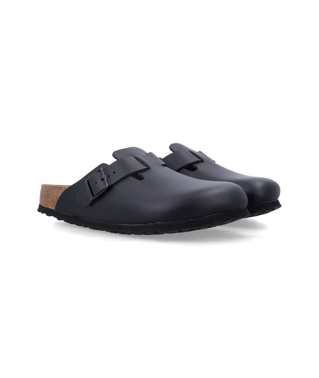 BIRKENSTOCK Черные кожаные сандалии, фото 2