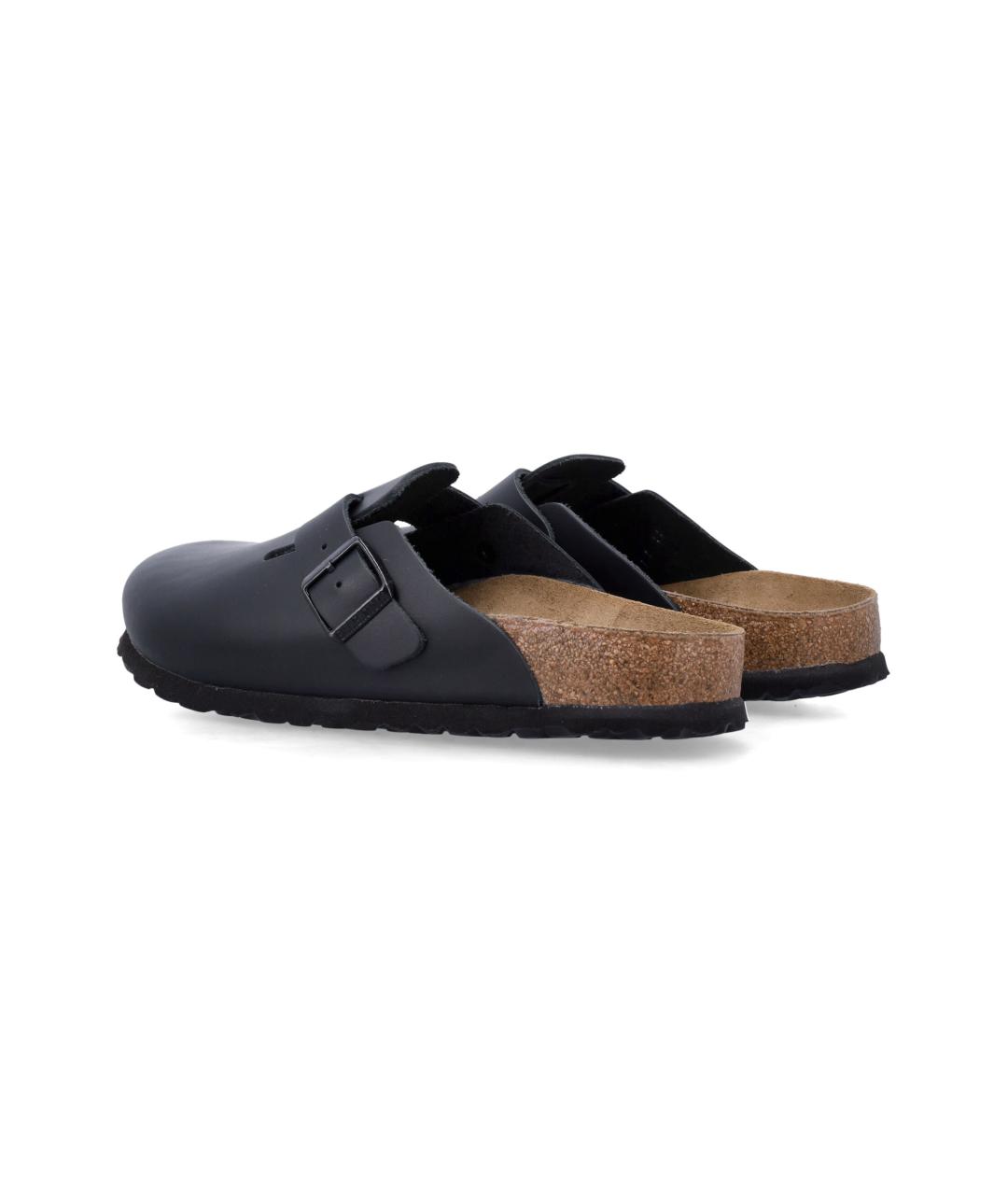 BIRKENSTOCK Черные кожаные сандалии, фото 4