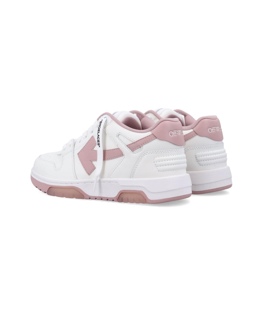 OFF-WHITE Белые синтетические кроссовки, фото 4