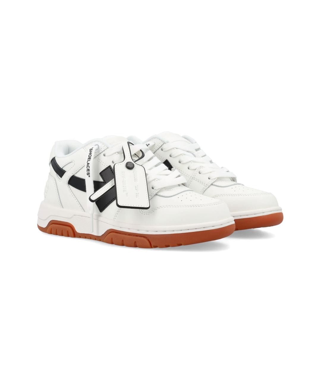 OFF-WHITE Белые синтетические кроссовки, фото 2