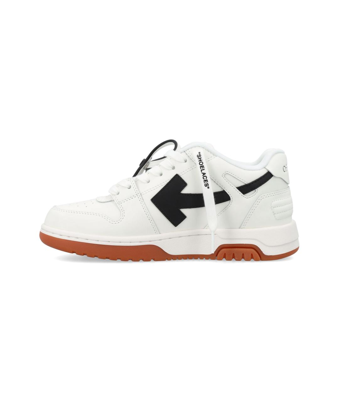 OFF-WHITE Белые синтетические кроссовки, фото 3
