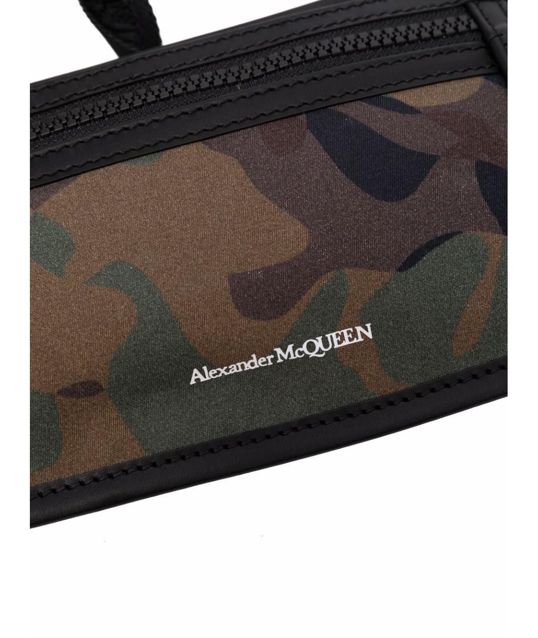 ALEXANDER MCQUEEN Мульти синтетическая поясная сумка, фото 4