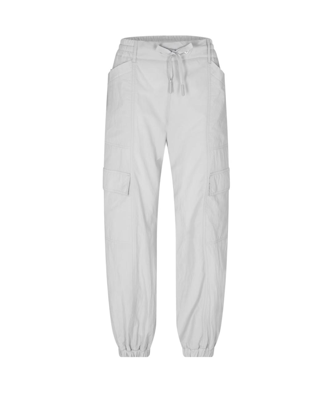 MONCLER Серые прямые брюки, фото 1