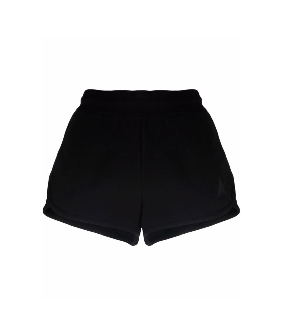 GOLDEN GOOSE DELUXE BRAND Черные хлопковые шорты, фото 1