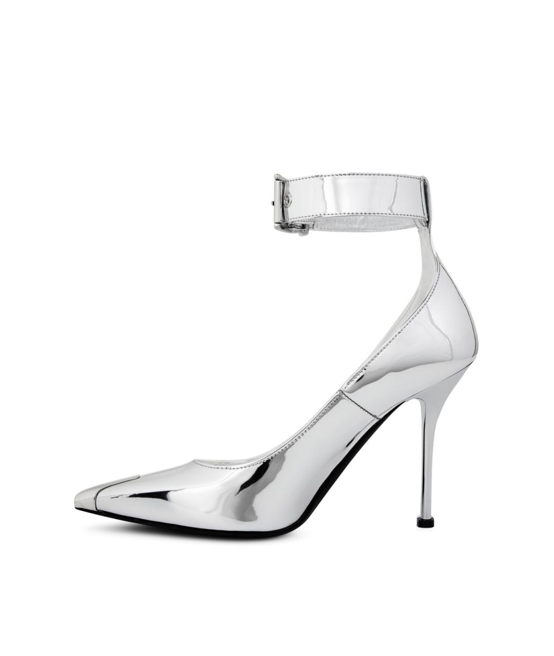 ALEXANDER MCQUEEN Серебряные туфли, фото 4