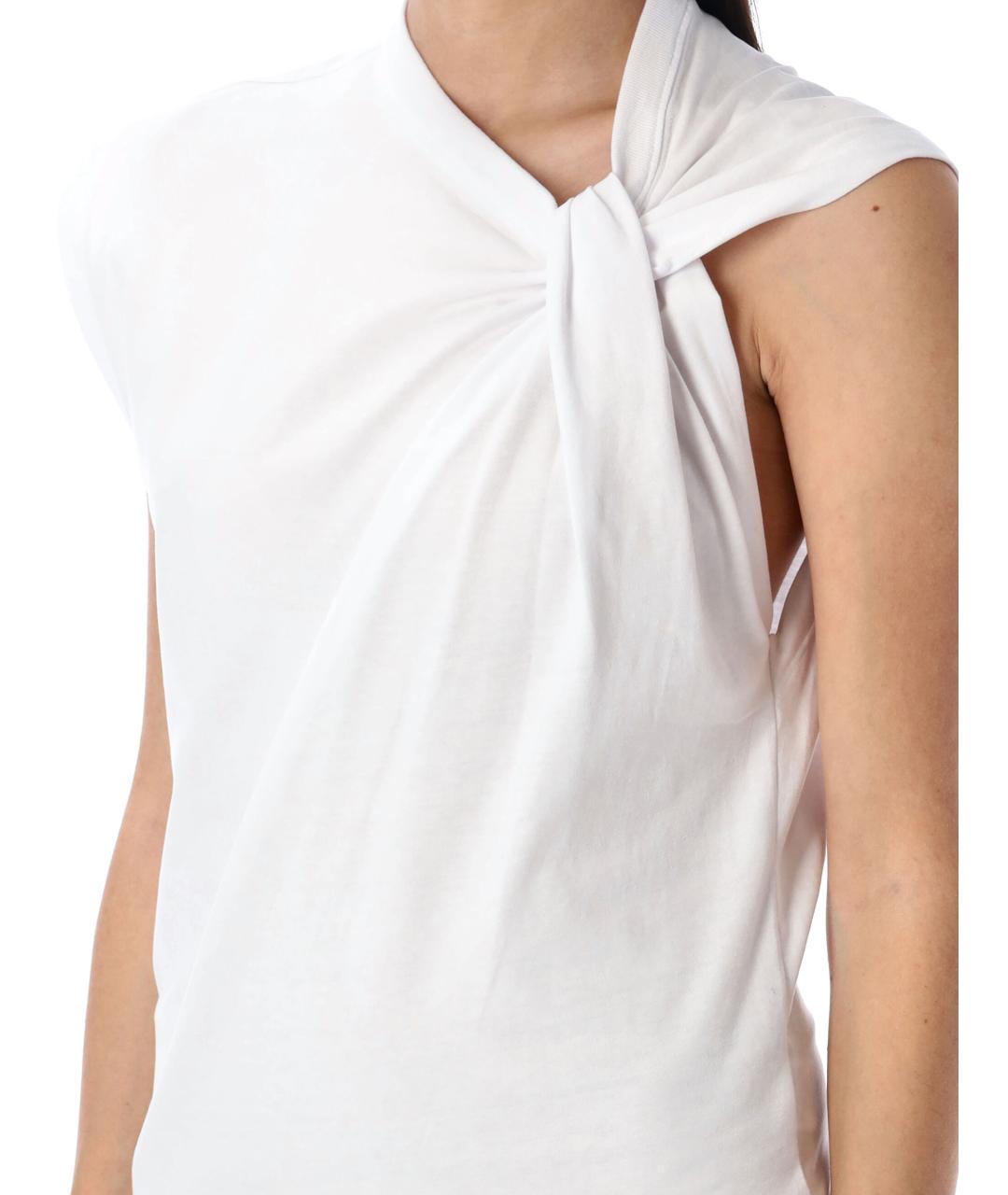 ISABEL MARANT ETOILE Белое хлопковое повседневное платье, фото 4