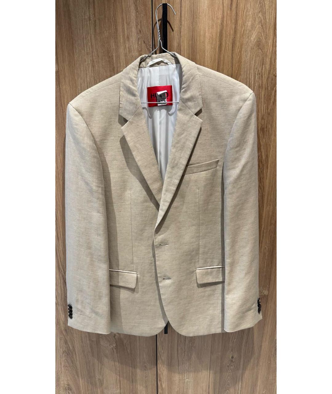 HUGO BOSS Бежевый классический костюм, фото 3