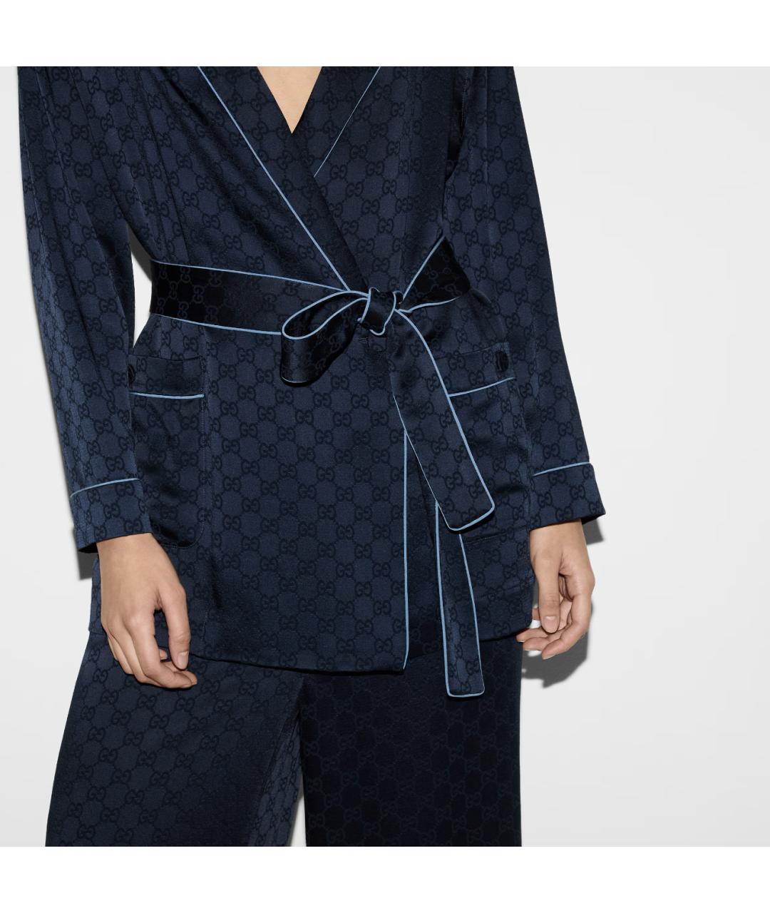 GUCCI Темно-синий костюм с брюками, фото 8