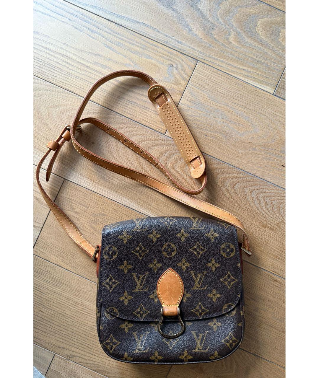 LOUIS VUITTON Коричневая сумка через плечо, фото 9