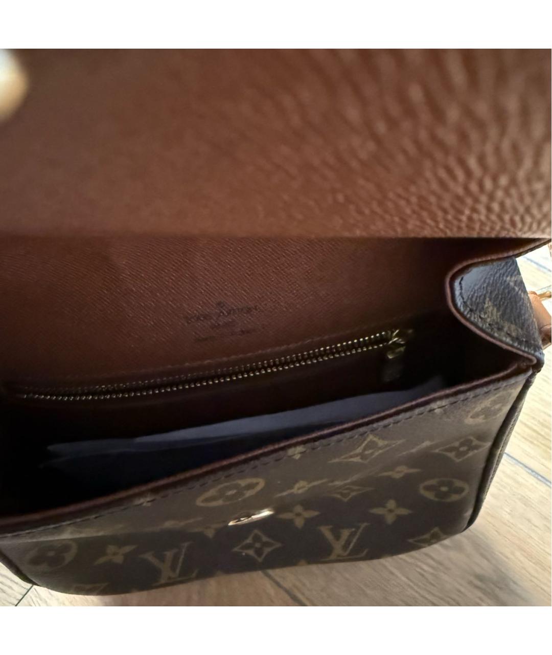 LOUIS VUITTON Коричневая сумка через плечо, фото 4
