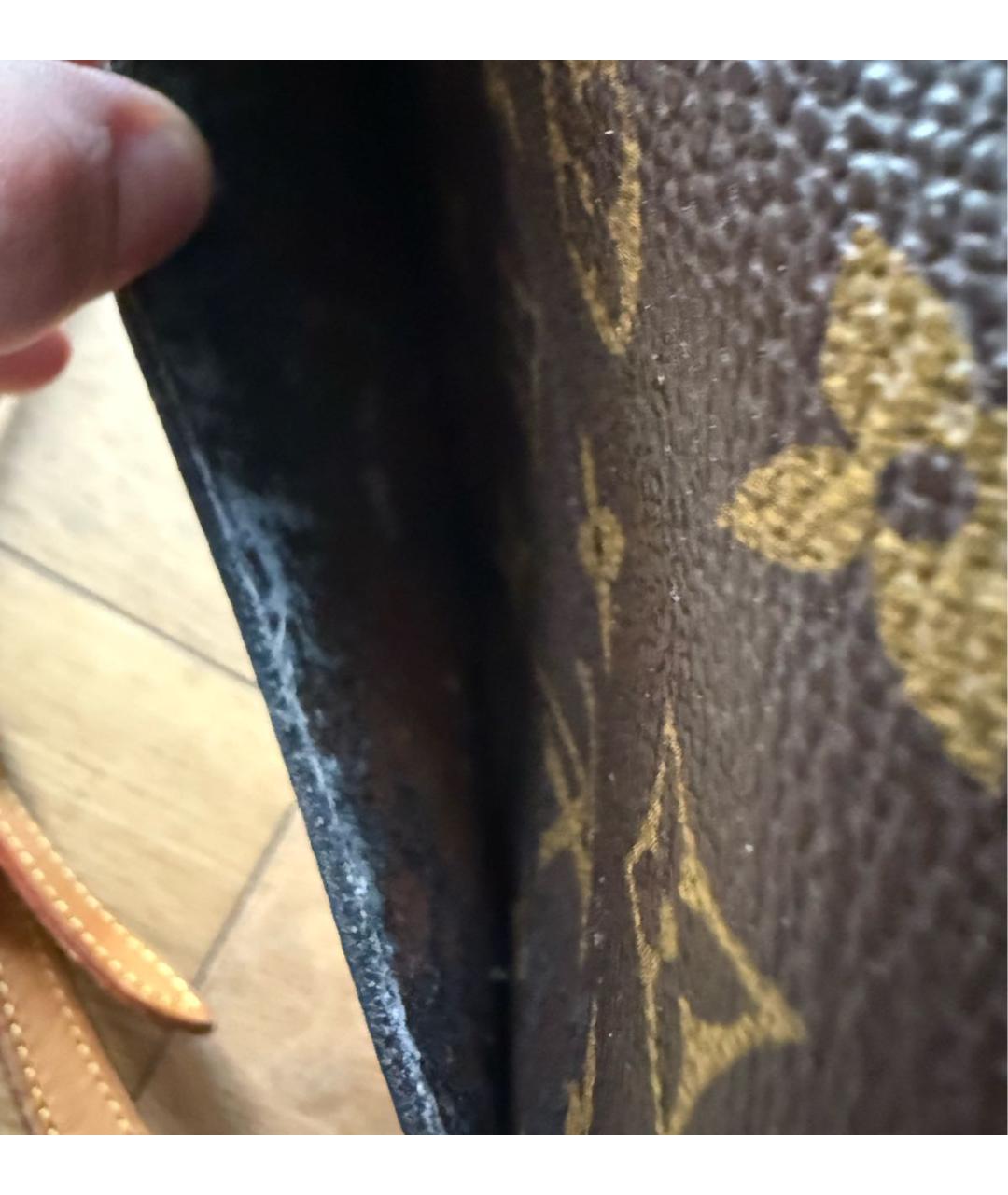 LOUIS VUITTON Коричневая сумка через плечо, фото 7