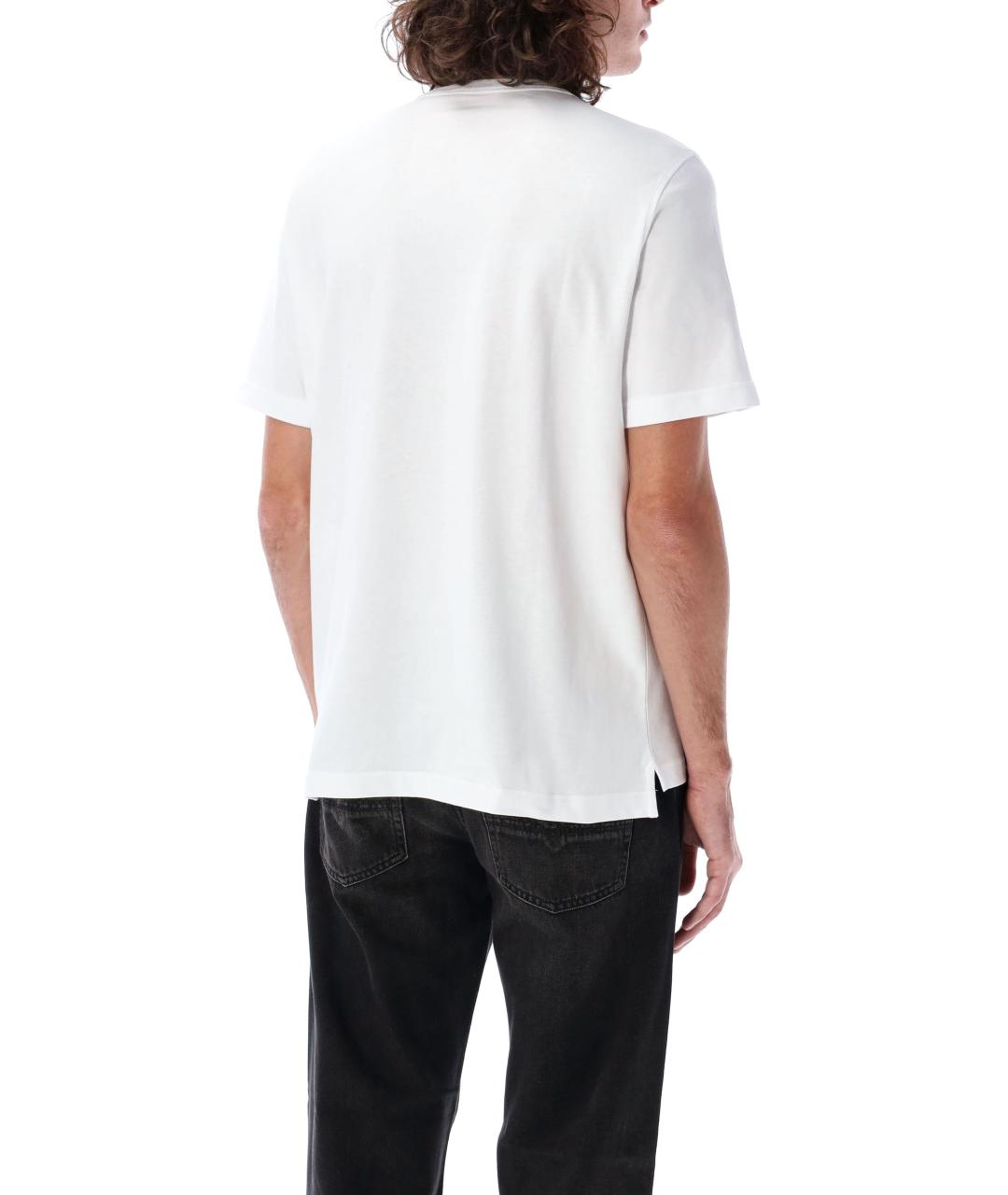 DIESEL Белая хлопковая футболка, фото 2