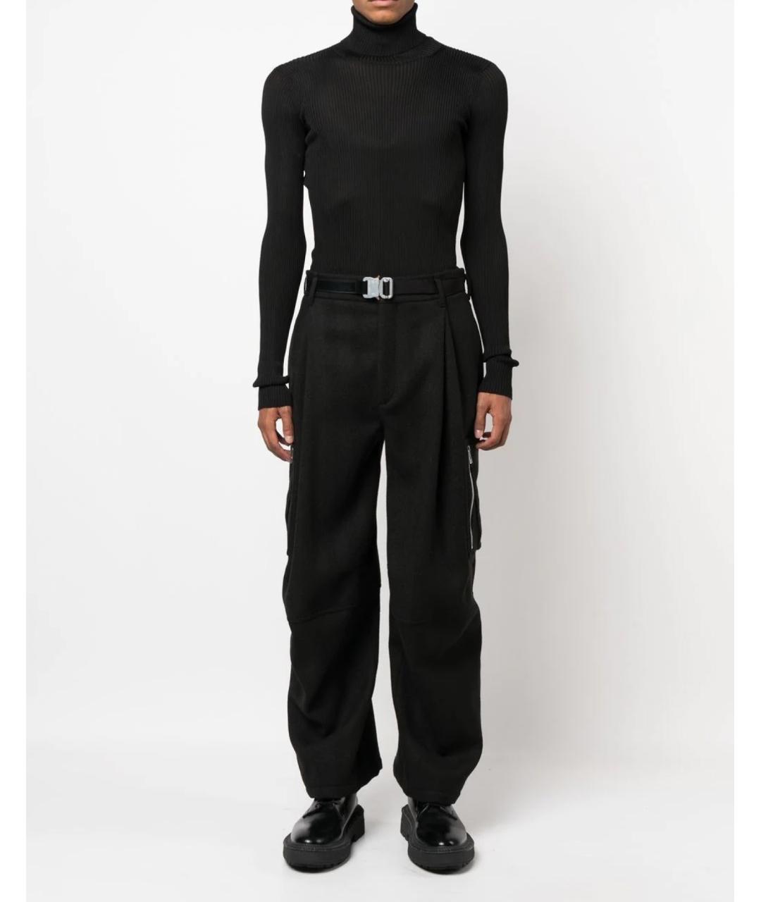 OFF-WHITE Черная полиэстеровая водолазка, фото 2