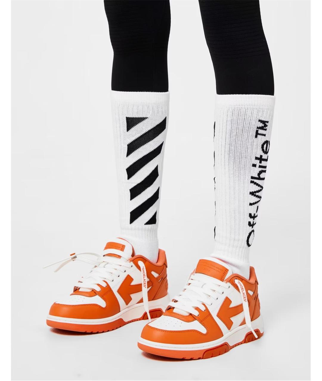 OFF-WHITE Белые носки, чулки и колготы, фото 4