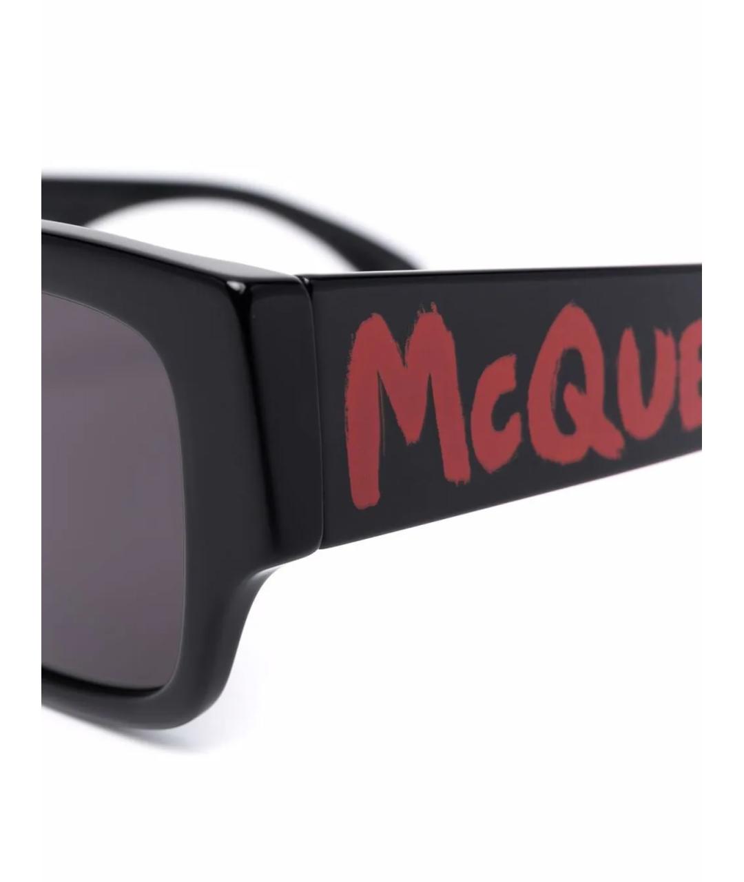 ALEXANDER MCQUEEN Черные солнцезащитные очки, фото 3