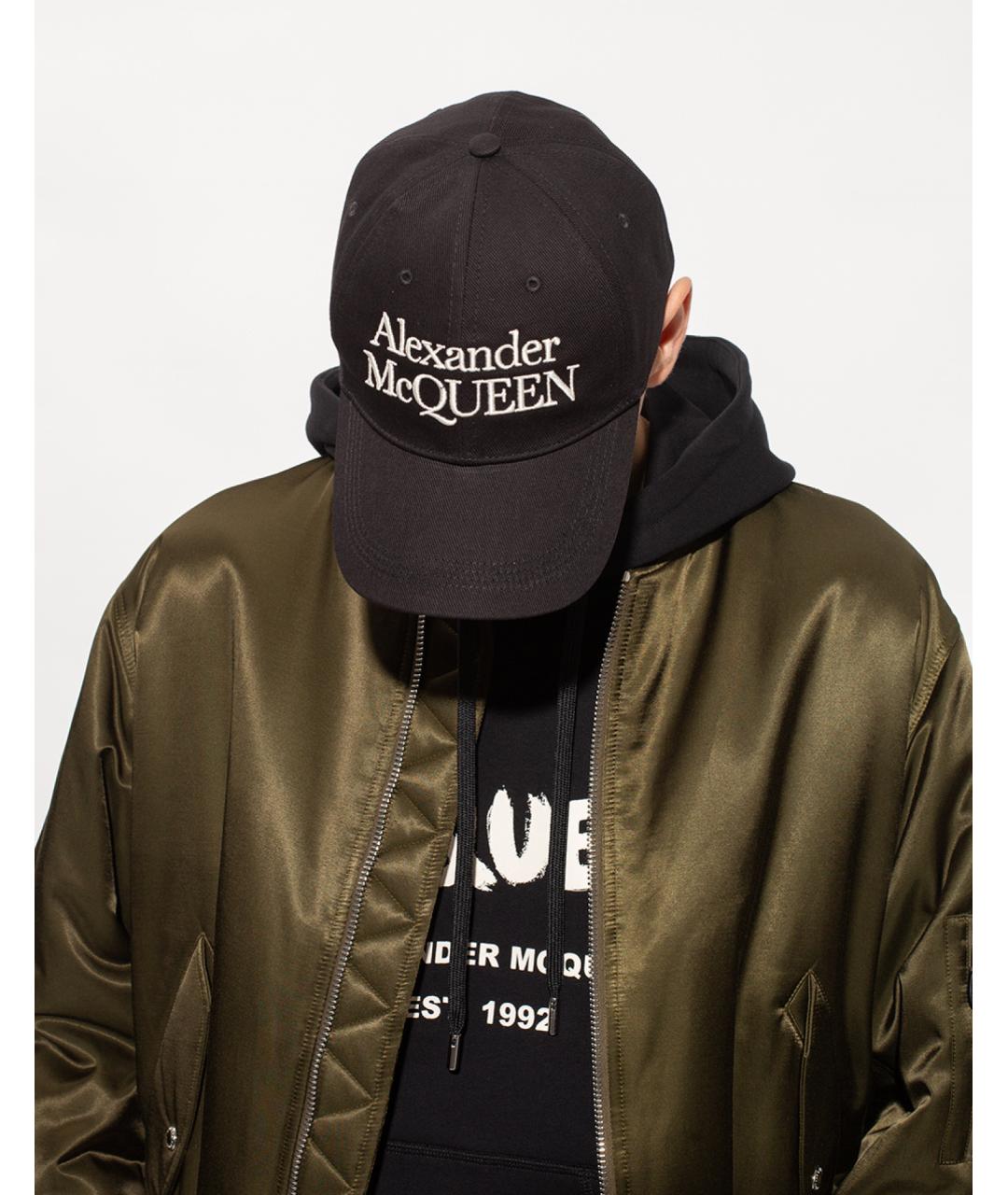 ALEXANDER MCQUEEN Черная кепка/бейсболка, фото 4