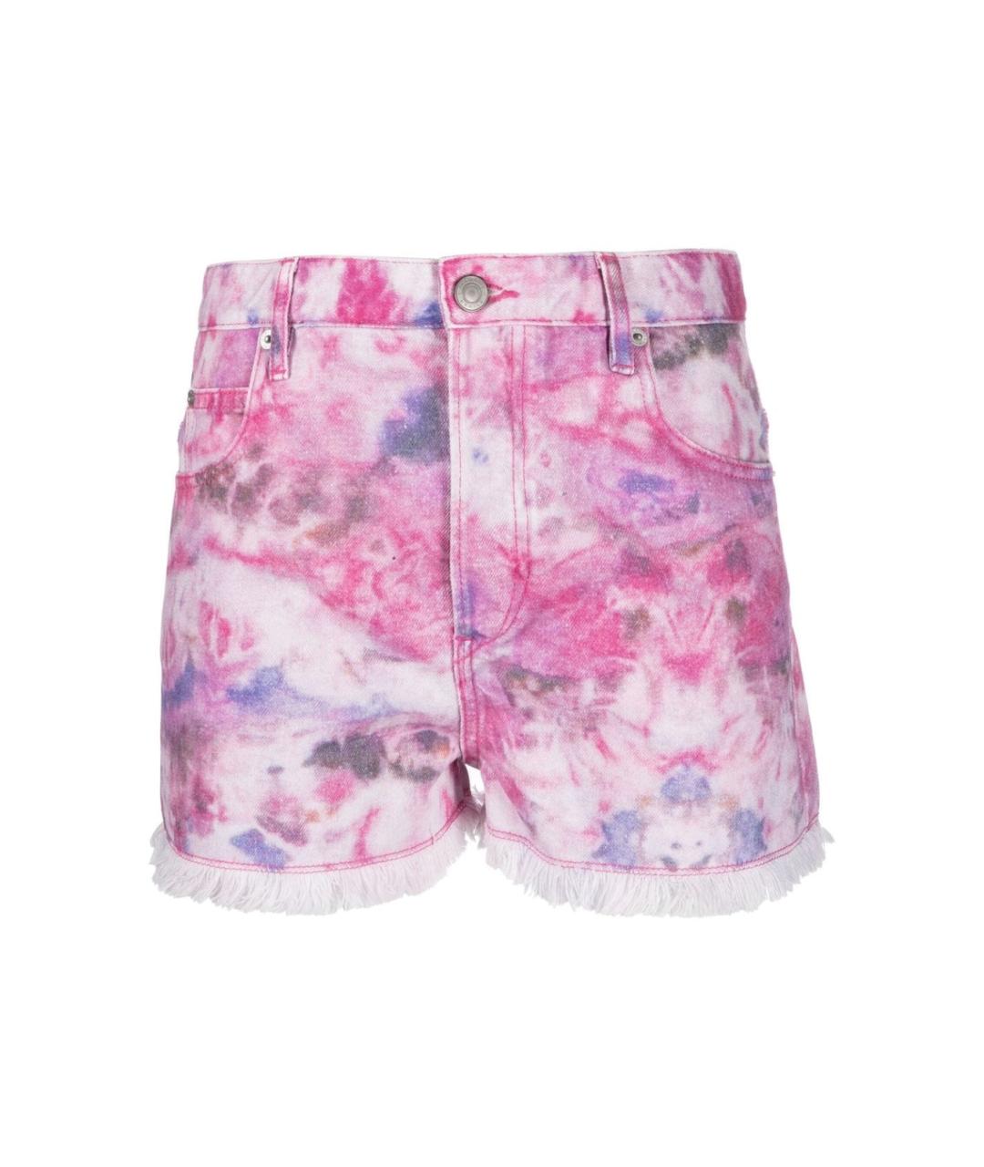 ISABEL MARANT Мульти атласные шорты, фото 1