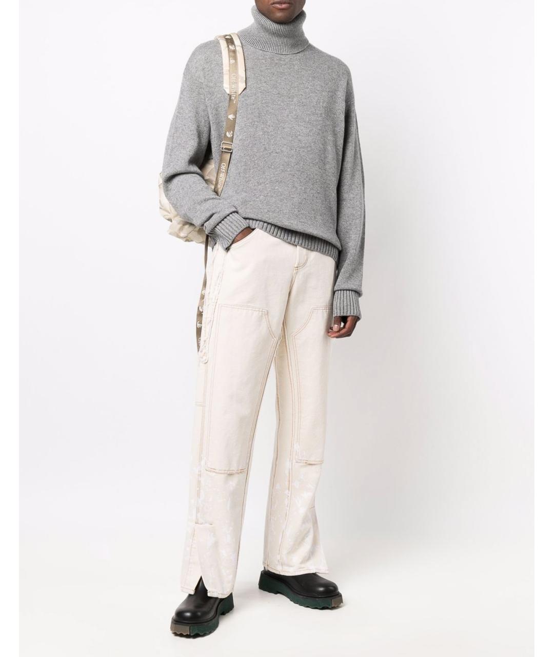 OFF-WHITE Серая водолазка, фото 2