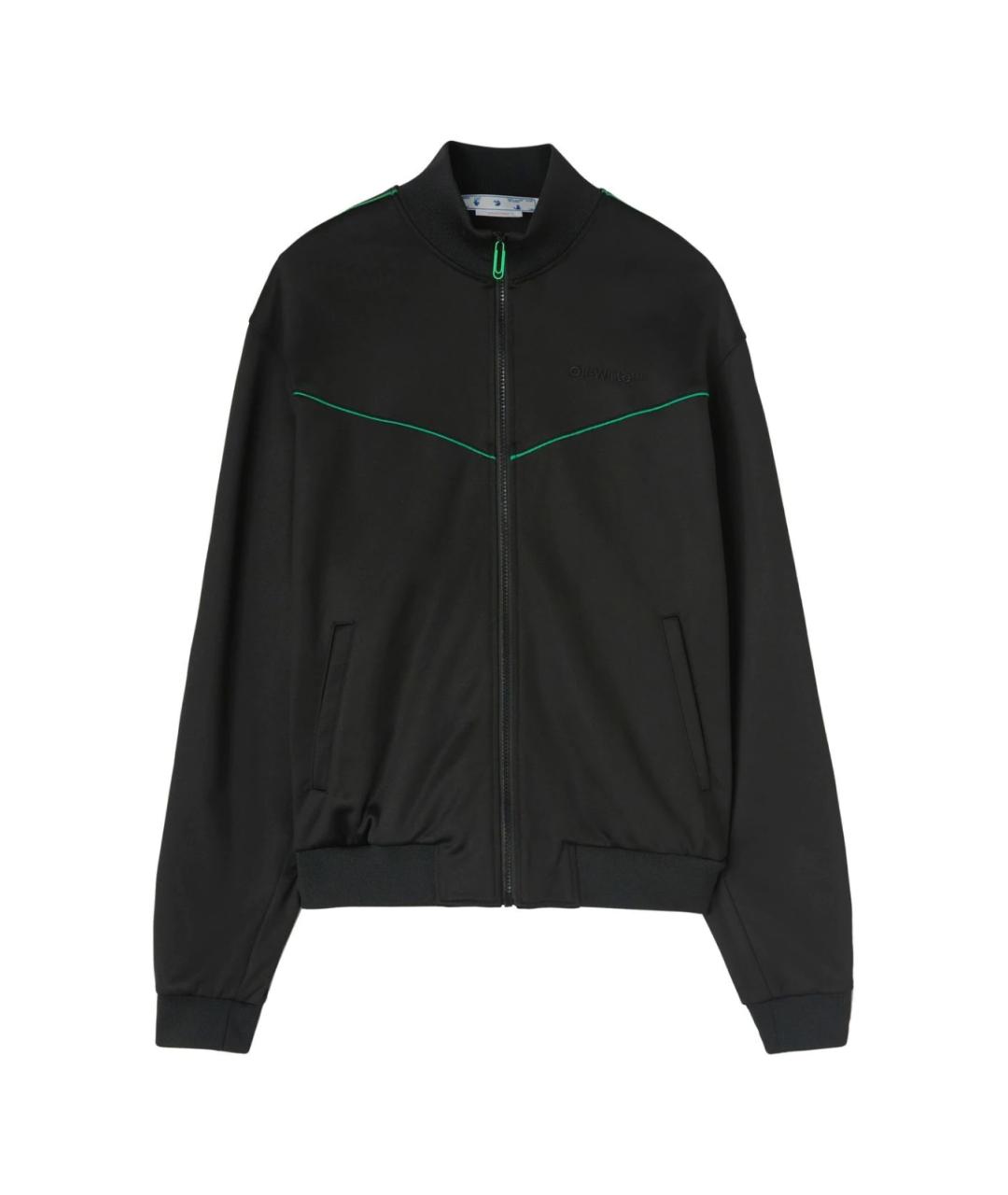 OFF-WHITE Черный хлопковый джемпер / свитер, фото 1