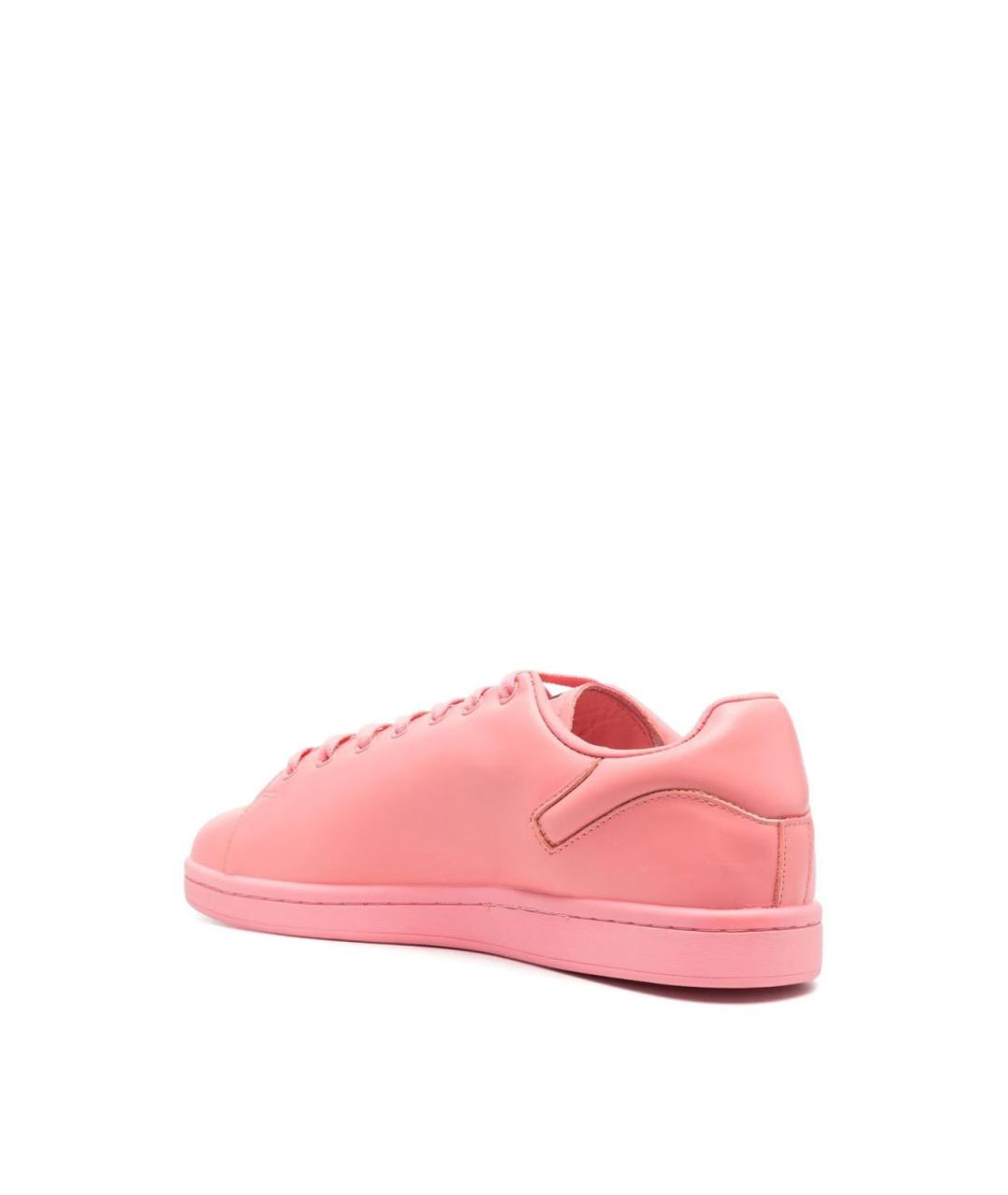RAF SIMONS Розовые кожаные кеды, фото 3