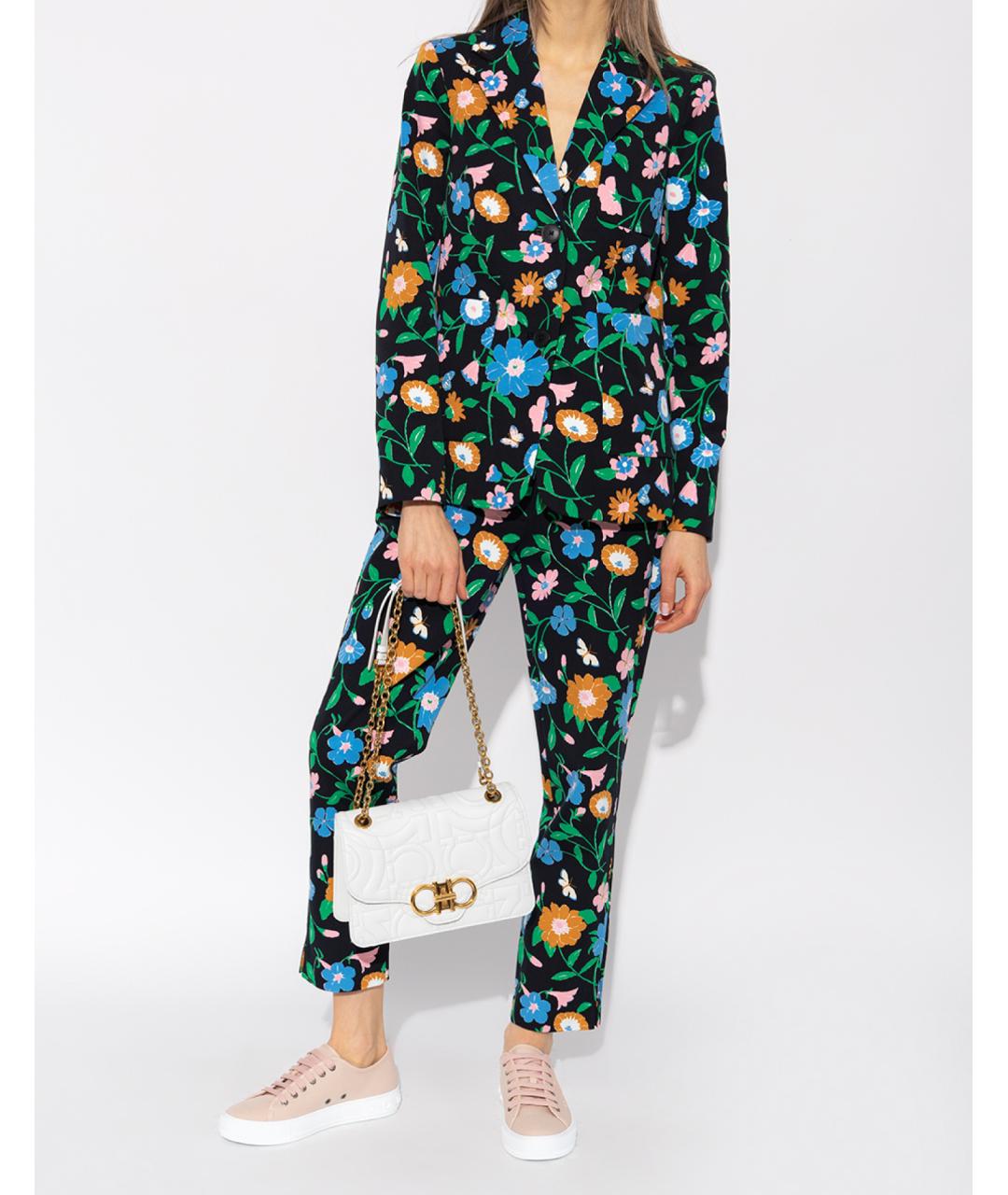 FERRAGAMO Розовые текстильные кеды, фото 5